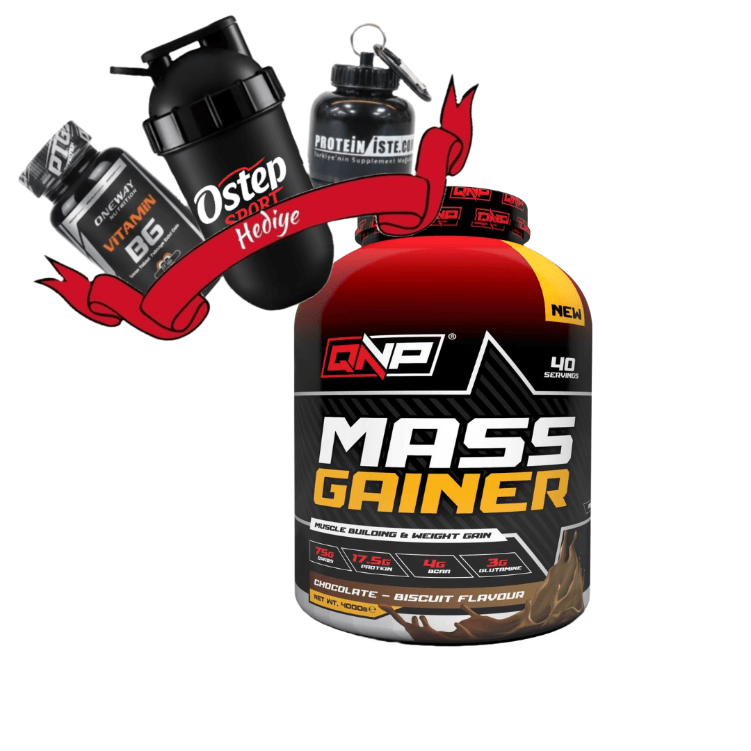 QNP Nutrition Gainer Çilek Beyaz Çikolata aromalı 4 kg