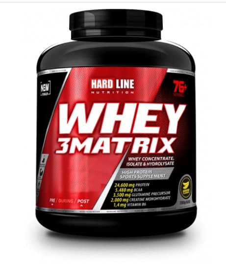 Hardline Whey 3Matrix 2300 Gr Muz
