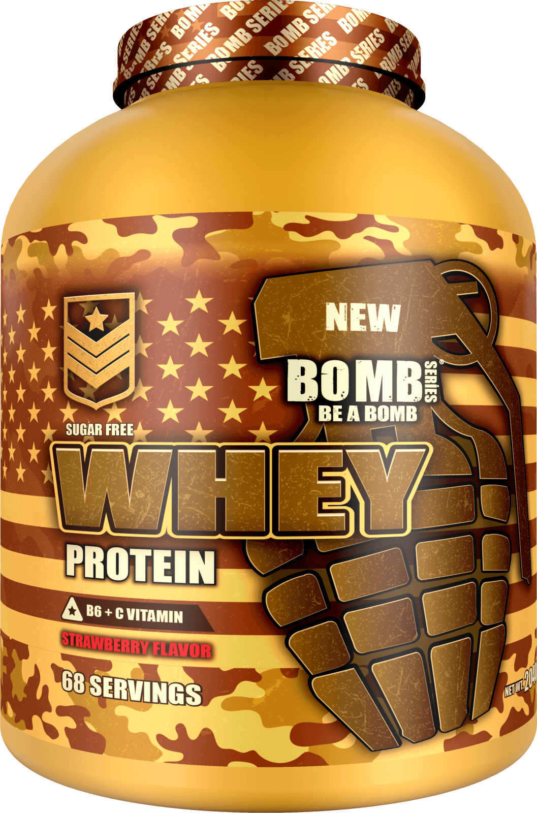 BOMB SERIES WHEY PROTEİN ÇİLEK 2040 gr — görsel 2
