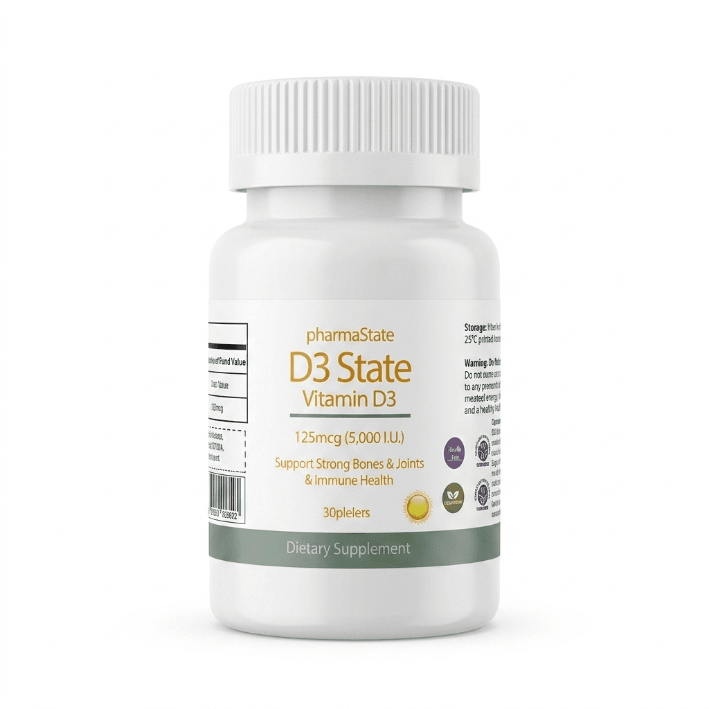 Pharma State D3 State 125mcg (5,000I.U.)