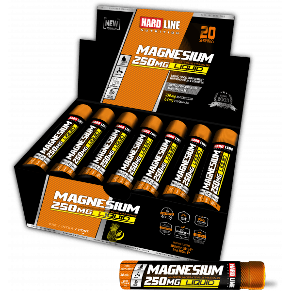 Hardline Magnesium Liquid 250 Mg 30mL 20 Adet