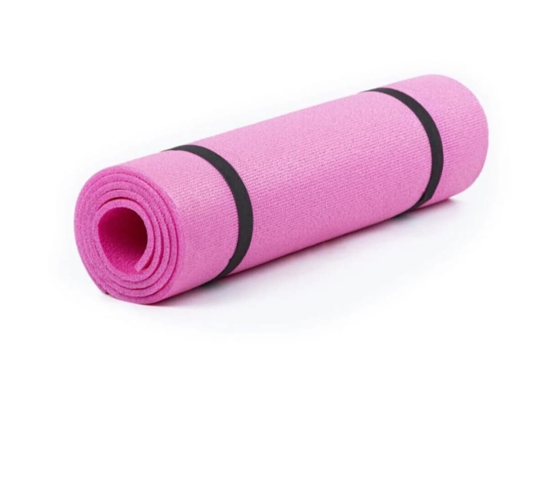 10 MM Pilates Minderi Yoga Minderi Kamp Minderi Yoga Matı (Mavi veya Pembe) — görsel 4